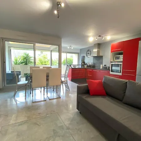 06bm Modern For 4 - Terrace - Swimming Pool - Parking * Antibes