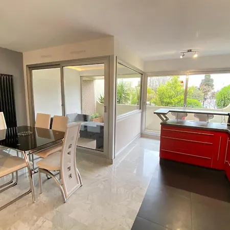 06Bm Modern Apartment For 4 - Terrace - Swimming Pool - Parking Apartment Antibes